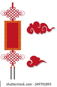 Oriental Happy Chinese New Year Element Vector Design