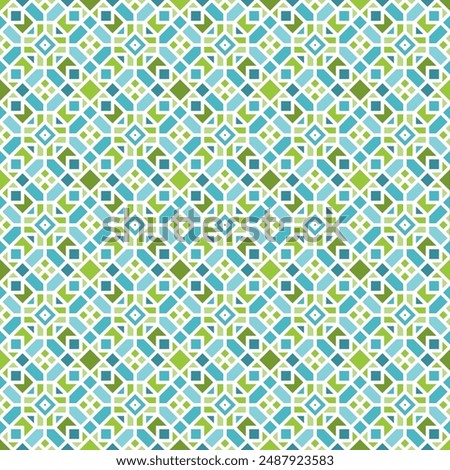 Oriental Islamic Ornament Seamless Pattern Design