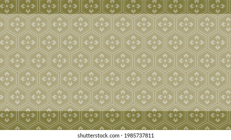 Oriental Japanese pattern pattern background illustration
