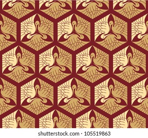 Oriental - Japanese - Seamless Pattern