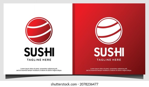 Oriental Japanese Sushi logo design inspiration