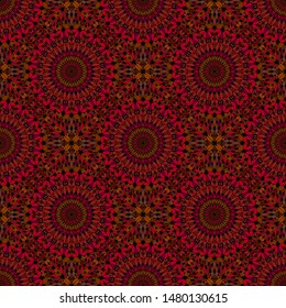 Oriental kaleidoscope pattern background - abstract dark vector illustration