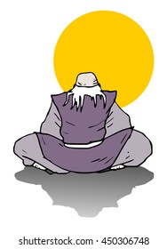 oriental man before the sun