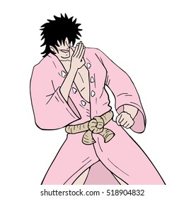 oriental man talking