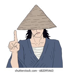 oriental man talking
