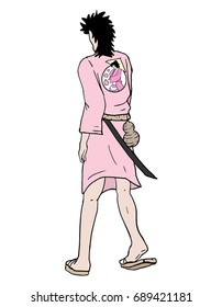 oriental man walking