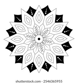 Fondo de flor de mandala oriental -26.