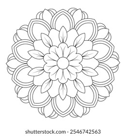 Fondo de flor de mandala oriental -29.