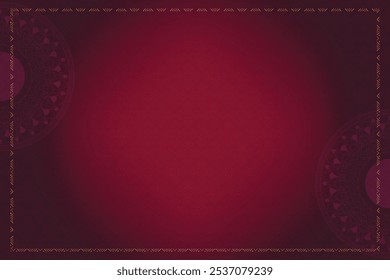 Oriental Mandala Flower Background Design-8