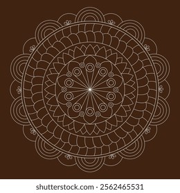 Oriental Mandala Flower Design -49.