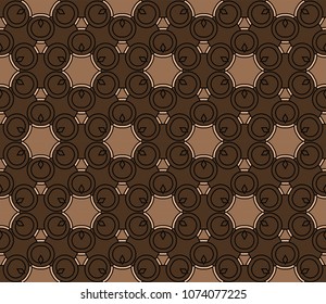 Oriental mandala. Ottoman motifs. Seamless pattern. It is Vector illustrations.ental mandala. Ottoman motifs. Seamless pattern. It is Vector illustrations. Artwork for modern graphics
