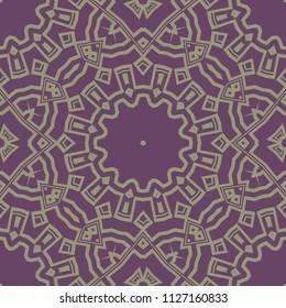 Oriental mandala. Ottoman motifs. Seamless pattern. It is Vector illustrations.ental mandala. Ottoman motifs. Seamless pattern. It is Vector illustrations. Artwork for modern graphics.