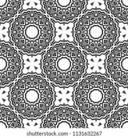 Oriental mandala. Ottoman motifs. Seamless pattern. It is Vector illustrations.ental mandala. Ottoman motifs. Seamless pattern. It is Vector illustrations. Artwork for modern graphics.