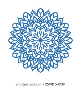 Oriental Mandala vector. Mandala coloring book line art vector illustration. Vector abstract mandala pattern. Hand drawn doodle mandalas coloring book