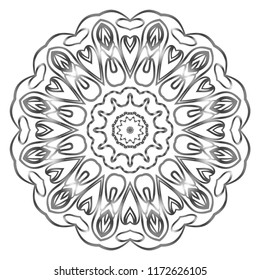 Oriental mandala. Vintage decorative elements. Vector illustration. It is super brilliant vector illustration.