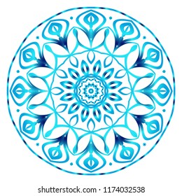 Oriental mandala. Vintage decorative elements. Vector illustration. It is super brilliant vector illustration.