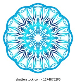 Oriental mandala. Vintage decorative elements. Vector illustration. It is super brilliant vector illustration.