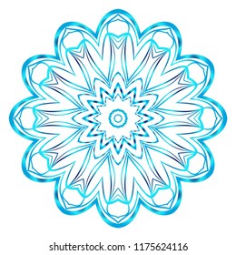 Oriental mandala. Vintage decorative elements. Vector illustration. It is super brilliant vector illustration.