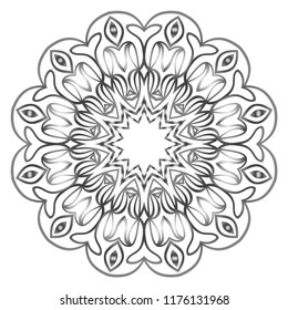 Oriental mandala. Vintage decorative elements. Vector illustration. It is super brilliant vector illustration.