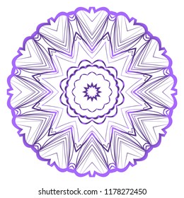 Oriental mandala. Vintage decorative elements. Vector illustration. It is super brilliant vector illustration.