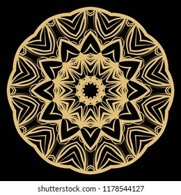Oriental mandala. Vintage decorative elements. Vector illustration. It is super brilliant vector illustration.