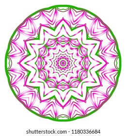 Oriental mandala. Vintage decorative elements. Vector illustration. It is super brilliant vector illustration.