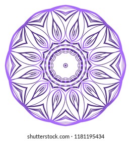 Oriental mandala. Vintage decorative elements. Vector illustration. It is super brilliant vector illustration.