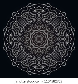 Oriental mandala. Vintage decorative elements. Vector illustration. It is super brilliant vector illustration.