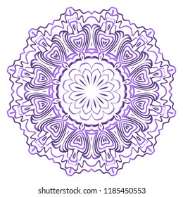 Oriental mandala. Vintage decorative elements. Vector illustration. It is super brilliant vector illustration.