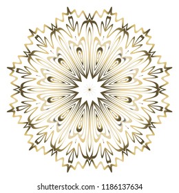 Oriental mandala. Vintage decorative elements. Vector illustration. It is super brilliant vector illustration.