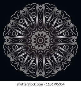 Oriental mandala. Vintage decorative elements. Vector illustration. It is super brilliant vector illustration.