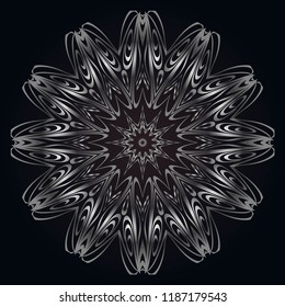 Oriental mandala. Vintage decorative elements. Vector illustration. It is super brilliant vector illustration.