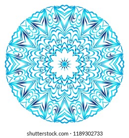 Oriental mandala. Vintage decorative elements. Vector illustration. It is super brilliant vector illustration.