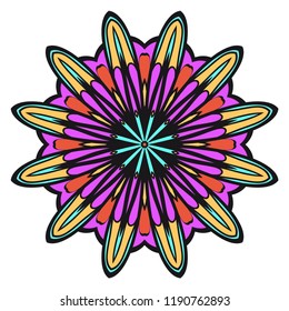 Oriental mandala. Vintage decorative elements. Vector illustration. It is super brilliant vector illustration.