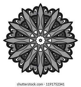Oriental mandala. Vintage decorative elements. Vector illustration. It is super brilliant vector illustration.