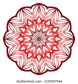 Oriental mandala. Vintage decorative elements. Vector illustration. It is super brilliant vector illustration.