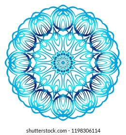 Oriental mandala. Vintage decorative elements. Vector illustration. It is super brilliant vector illustration.
