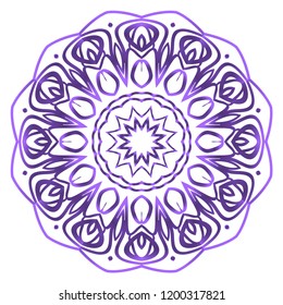 Oriental mandala. Vintage decorative elements. Vector illustration. It is super brilliant vector illustration.