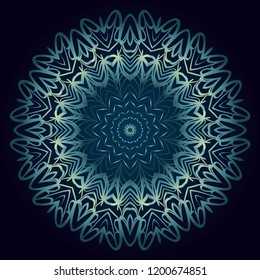 Oriental mandala. Vintage decorative elements. Vector illustration. It is super brilliant vector illustration.