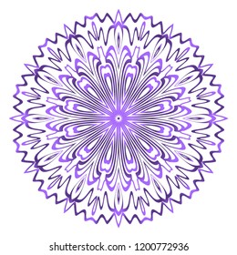 Oriental mandala. Vintage decorative elements. Vector illustration. It is super brilliant vector illustration.