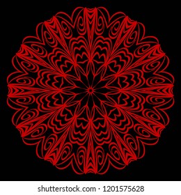 Oriental mandala. Vintage decorative elements. Vector illustration. It is super brilliant vector illustration.
