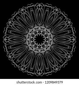 Oriental mandala. Vintage decorative elements. Vector illustration. It is super brilliant vector illustration.