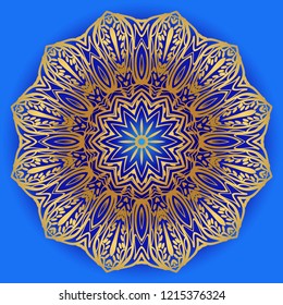 Oriental mandala. Vintage decorative elements. Vector illustration. It is super brilliant vector illustration.