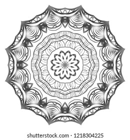 Oriental mandala. Vintage decorative elements. Vector illustration. It is super brilliant vector illustration.