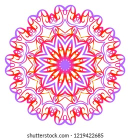 Oriental mandala. Vintage decorative elements. Vector illustration. It is super brilliant vector illustration.