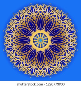 Oriental mandala. Vintage decorative elements. Vector illustration. It is super brilliant vector illustration.