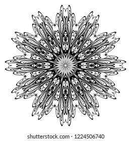 Oriental mandala. Vintage decorative elements. Vector illustration. It is super brilliant vector illustration.