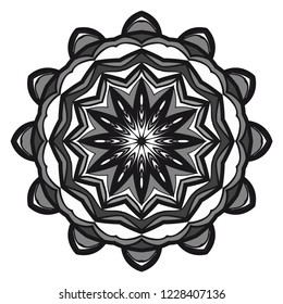 Oriental mandala. Vintage decorative elements. Vector illustration. It is super brilliant vector illustration.