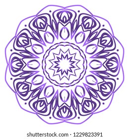 Oriental mandala. Vintage decorative elements. Vector illustration. It is super brilliant vector illustration.