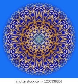 Oriental mandala. Vintage decorative elements. Vector illustration. It is super brilliant vector illustration.